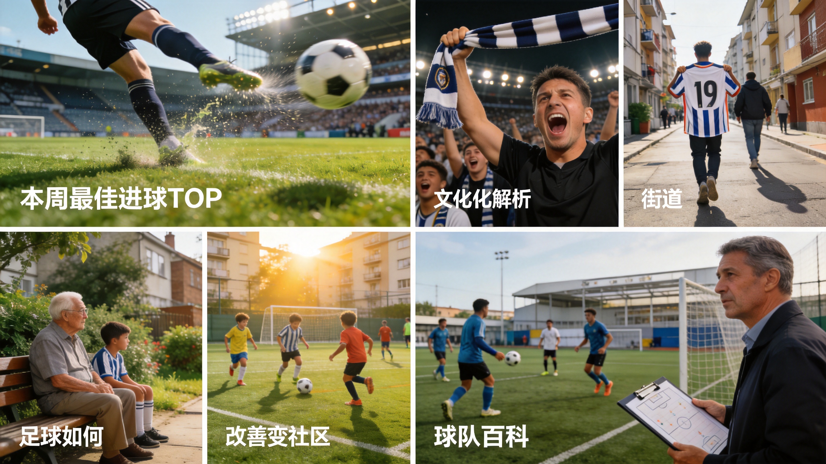 6t体育 · 智能运动生活 - 本周最佳进球TOP、球迷文化解析、从看台到街头、足球如何改变社区生活、球队百科